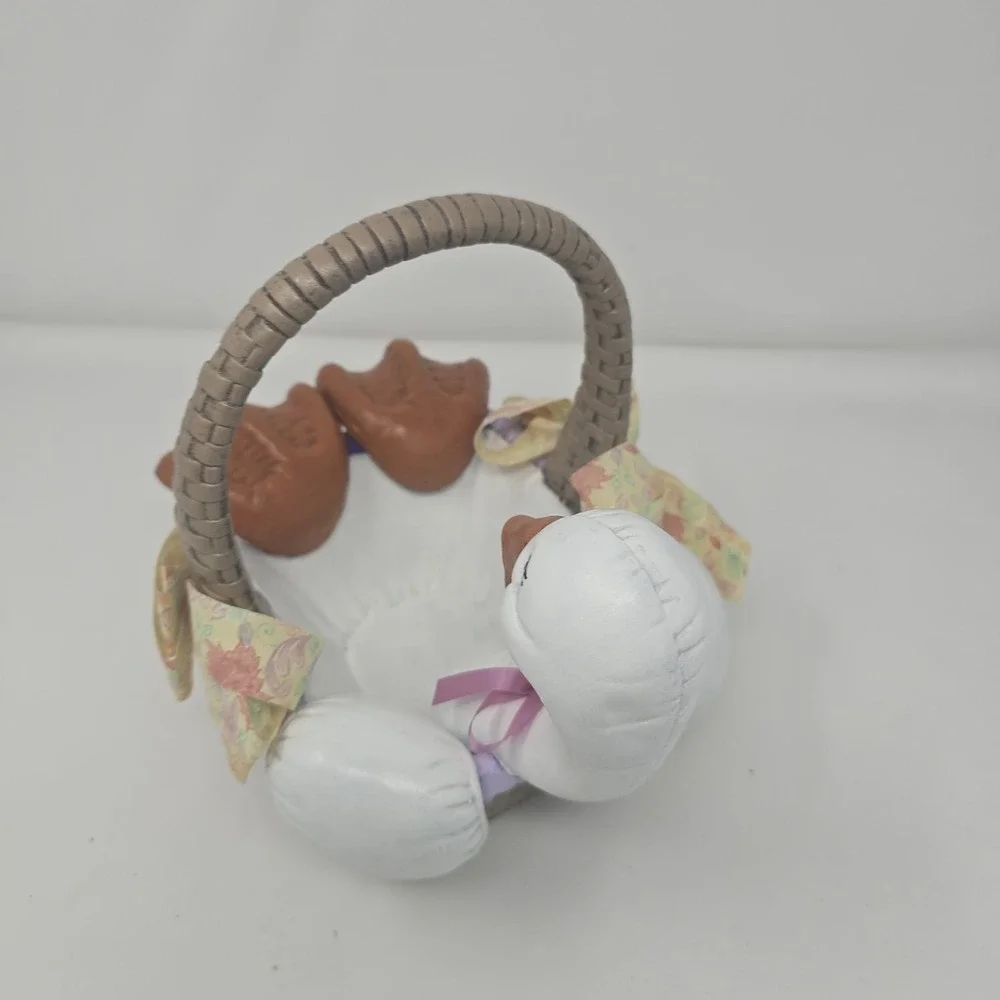 Cotadgecore Granycore‎ Ceramic Goose Basket Very Rare1987 Crafted